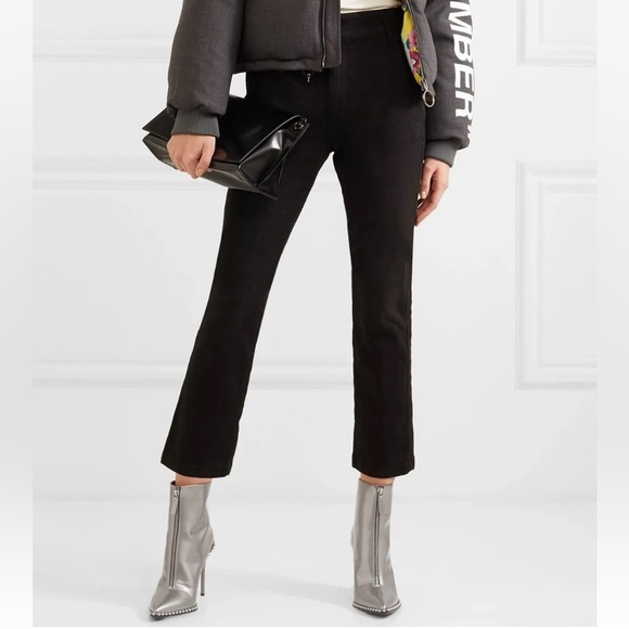 ALEXANDER WANG Eri Studded Metallic patent-leather ankle Boots New - Picture 6 of 13